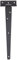 Duratool D00915 T-Hinges Black Zinc Plated 10 (254mm) 2 Pack