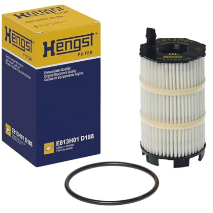 HENGST - Ölfilter E813H01 D188 - Öl-Filtereinsatz für KFZ | Hochwertiger Motorölfilter für KFZ mit Otto- oder Dieselmotor - Robuster Ölfilter mit hoher Schmutzaufnahmefähigkeit