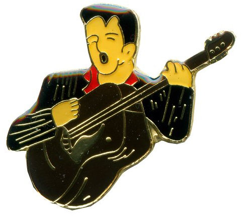Elvis Presley Film Kino Musik Fan USA Metall Button Badge Pin Anstecker 0058