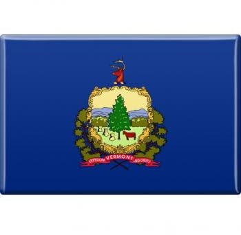 Magnet - US-Bundesstaat Vermont - Gr. ca. 8 x 5,5 cm - 37145 - Küchenmagnet