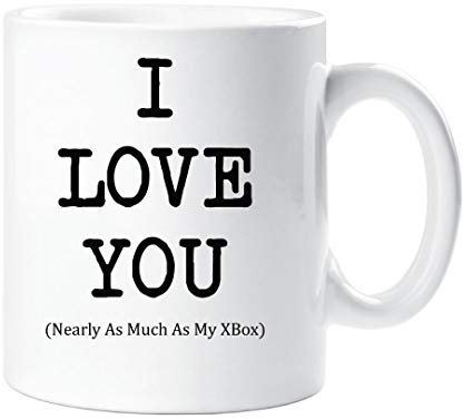60 Second Makeover I Love You Nearly As Much As My Xbox Taza Marido Regalo Valanetines Cumpleaños Navidad