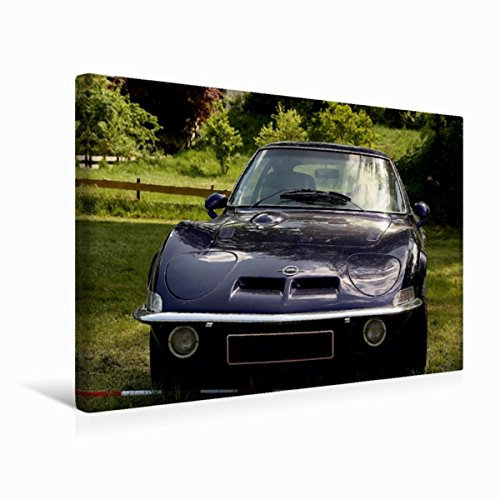 Premium Textil-Leinwand 45 x 30 cm Quer-Format Opel GT, Leinwanddruck von Anja Bagunk