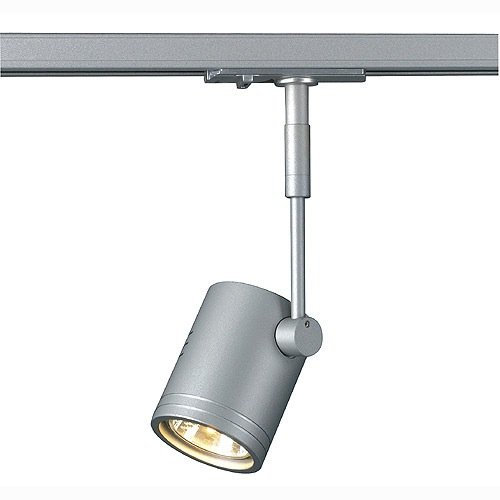 Strahler BIMA 1 GU10 50W inkl. 1-Phasen-Adapter, silbergrau EEK: E - A++