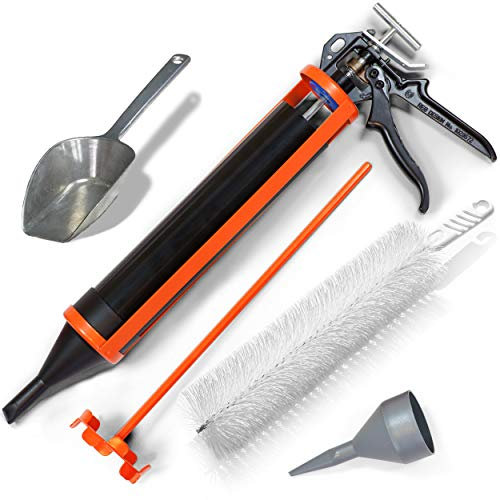 Profi Mörtelpistole/Mörtelpresse/Mörtelspritze/Fugenpistole manuell 800 ml Inhalt