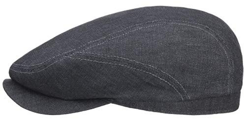 Stetson Belfast Leinensportmütze Herren Made in Europe Frühjahrs Sommer Denim 58 cm
