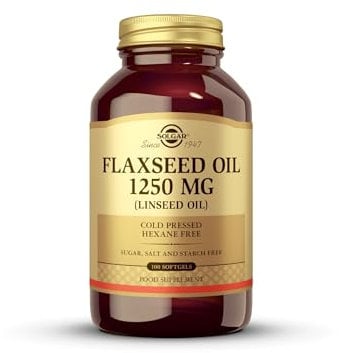 Solgar Aceite de Linaza Cápsulas blandas de 1250 mg - Envase de 100