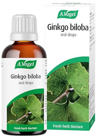 A.Vogel Ginkgo Biloba Drops | Food Supplement | Extract from Fresh Ginkgo Biloba Leaves | Vegan | 100ml