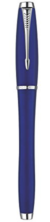 Parker S0850510 Tintenroller Urban Bay City blau C.C, Strichbreite F, schreibfarbe schwarz