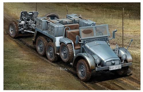 TAMIYA Dragon 500777419 - Kfz.69 6X 4 Truck und 3,7 cm Pak 35/36 1:72, Militärfahrzeug