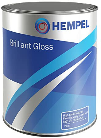 Hempel Brilliant Gloss Boat Paint 750ml: Bordeaux Red