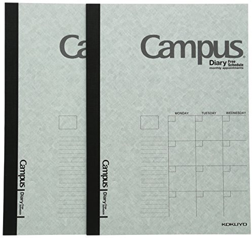 Kokuyo campus diary date free A5 two -CF103NX2 2-volume set
