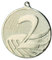 pokalspezialist 10 Stück Medaille Silber MD1291 aus Stahl, 50 mm x 3 mm