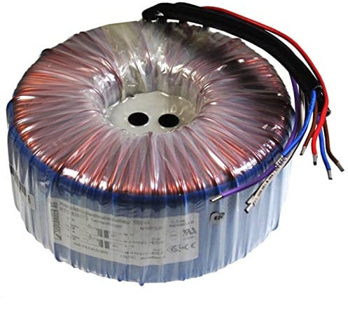 Sedlbauer Ringkerntrafo Transformator 1000VA 2x115V für Audio, Industrie, Halogen und Schienensysteme - 230V Eingangsspannung - 230V Sekundärspannung