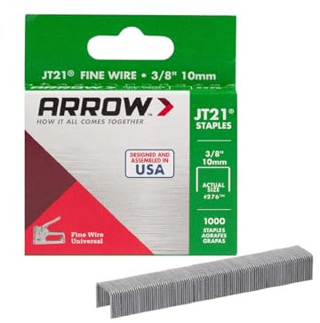 Arrow T27 Staples Box 1000 10mm 3/8-Inch