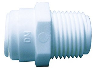 PEX Pipe Fitting, Quick Connect Adapter, 3/8 OD x 1/2-In. MPT -PL-3027