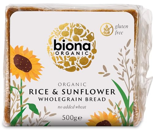 Biona Organic Rice Bread with Sunflower Seed, 500g