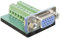 Delock Adapter VGA Buchse > Terminalblock, 65170, Silber