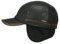 Stetson Baseball Cap Cowhide Schirmmütze mit Ohrenklappen aus Leder - Schwarz (16) - 58-59 cm (L)