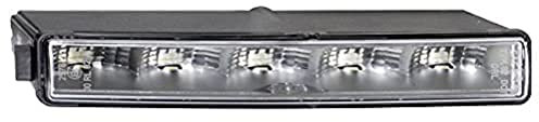 HELLA 2PT 010 043-021 LED-Tagfahrleuchte - LEDayLine - 12V - gerade - Lichtscheibenfarbe: glasklar - LED-Lichtfarbe: weiß - Kabel: 500mm - Stecker: AMP - rechts - Menge: 1
