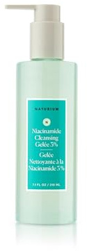 Naturium Niacinamide Cleansing Gelée 3%, 210 mL | Gentle & Smoothing Face Wash, Unclogs Pores, Makeup Remover, with Hyaluronic Acid & Vitamin C, for Soft Skin & Even Texture
