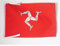 AZ FLAG - Flagge Isle Of Man - 45x30 cm Mit Kordel - Englische Fahne 30 x 45 Cm - Flaggen