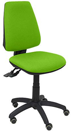 Piqueras y Crespo Silla Elche S Bali Verde Pistacho Ruedas DE PARQU Oficina, Madera de Acacia, One Size