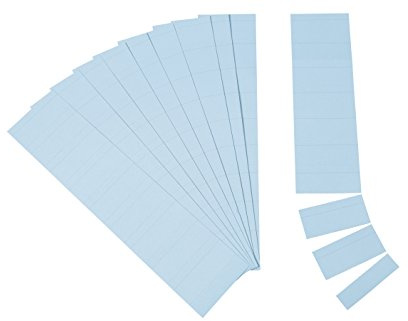 Ultradex Steckkarten für Planrecord/140707 7cm blau Karton 190 g/qm Inh.90