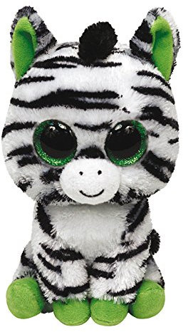 Ty 7136922 - Zig-Zag Buddy Zebra, Large Beanie Boos, 21.5 cm