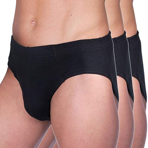 HERMKO 3300 3er Pack Herren Slip aus 100% Bio-Baumwolle