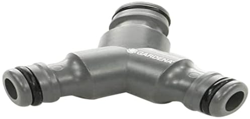 GARDENA Derivación Triple en Y para pasar de mangueras de Ø19 mm (3/4'') a mangueras de Ø13 mm (1/2''). En caja Lista para Vender