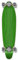 Yocaher Punk gebeizt Kicktail komplett Longboard Skateboard, grün