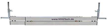 Vogtech verstellbare Abziehschienen H3 95-150cm