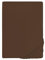 biberna Jersey-Elastic-Spannbetttuch 0077866 (Matratzenhöhe max. 25 cm) 1x 120x200 cm - 130x220 cm, topas/Mocca