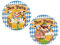 Boland 54212 - Bierdeckel Beer-Party, 10 Stück, Pappe, Durchmesser 10 cm, Untersetzer, Tischdekoration, Volksfest, Bierfest, Kirchweih, Bayern, Geburtstag, Mottoparty, Karneval