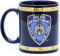 Mug NYPD - Céramique - Tasse à café - 1 Unité (Lot de 1) - Bleu - Réutilisable - 10,16 cm x 10,16 cm - Licencié par The New York City Police Department