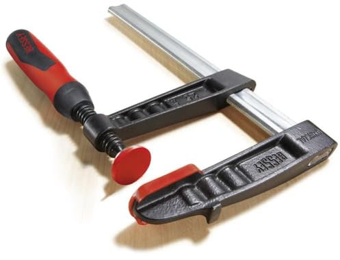 Bessey TG4.524+2K Clamp, Woodworking, F-Style, 2K Handle, Replaceable Pads, 4.5 in. x 24 in., 1000 lb