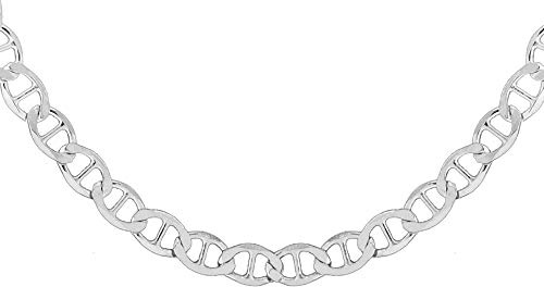 Tuscany Silver Damen Sterling Silber Flach Rambo Halskette 2.7mm