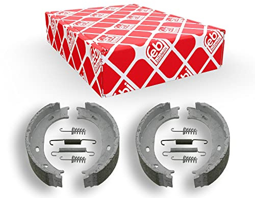 febi bilstein 23193 Brake Shoe Set for parking brake, with additional parts, pack of two