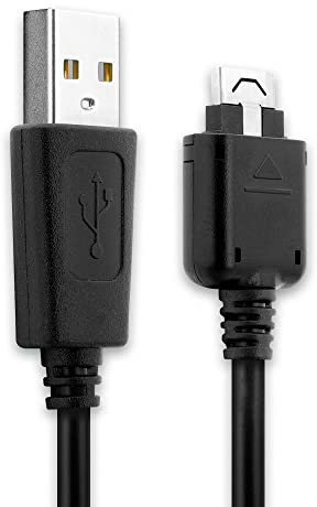subtel® DK-80G Cable USB datos de 1m compatible con LG KU990 Viewty / KF600 Venus / KE770 Shine / KC550 Orsay / KC910 Renoir / KG320s Cable Carga para móviles y smartphones 18 Pin Connector a USB A 2.0