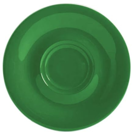 KAHLA Pronto Colore Untertasse 16 cm smaragd green|dunkelgrüner Unterteller aus Porzellan