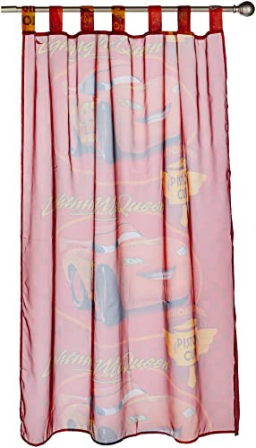 Herding Vorhang Disney's Cars, Polyester, Mehrfarbig, 160 x 140 cm