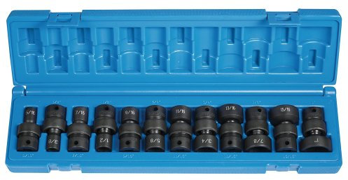 Grey Pneumatic (1212U 3/8 Drive 12-Piece 6-Point Socket Set