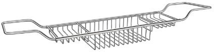 Smedbo Sideline Bad Rack, Silber