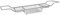 Smedbo Sideline Bad Rack, Silber