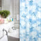 KS Handel 24 Textil Duschvorhang 180x200 cm/Weiß Blau Delphine