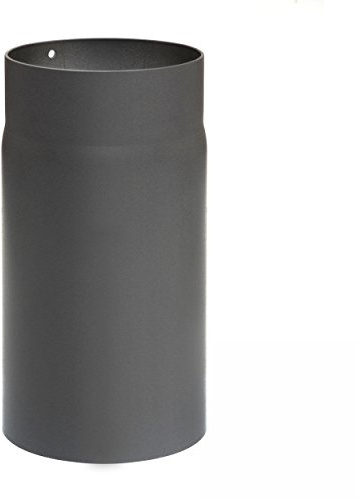raik Rauchrohr Ofenrohr 120 mm Durchmesser 250 mm Länge Materialstärke 2 mm legierter Stahl Senotherm-Beschichtung eingebrannt gussgrau Made in EU bis 600°C