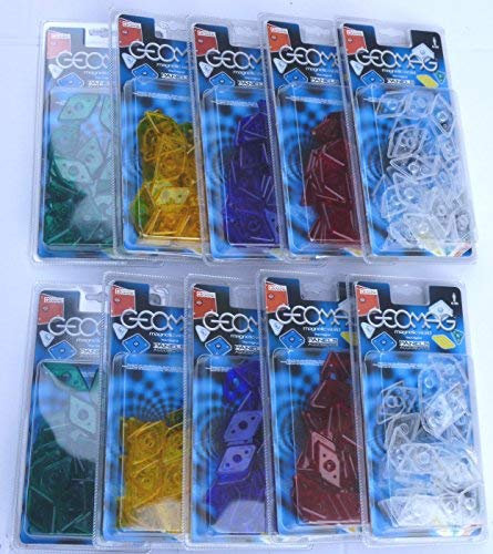 Geomag 400 Rauten in 5 Farben je 80 Stück von Einer Farbe Raute Diamond Panel Panels