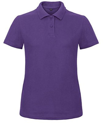 B & C Collection ID.001 Polo/Donne Viola Purple