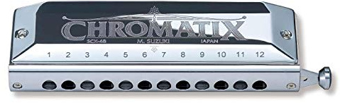 Suzuki Chromatic Harmonica Standard model SCX-48(12 hole) key of Bb