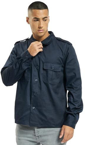 Brandit US Shirt Long Sleeve, color: navy, size: 5XL